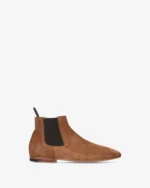 Brown Suede ankle boots