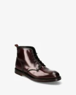 Lace up Ankle Boot in Dark Brown Cordovan